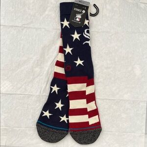 Stance Men's MLB Brigade White Sox, Stars and Stripes Socks